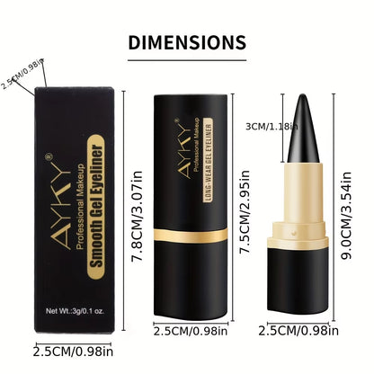 GlideLine Matte Glitter Waterproof Eyeliner Balm